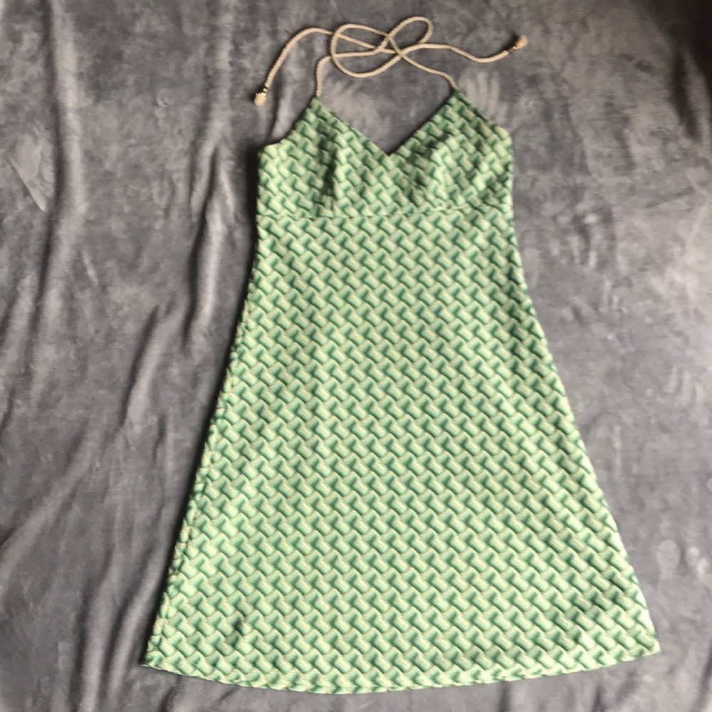 Ann Taylor Loft Halter Midi A line dress